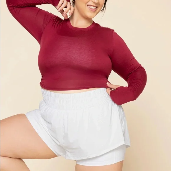 Bow back long sleeve in Ruby - Picture 3 of 8